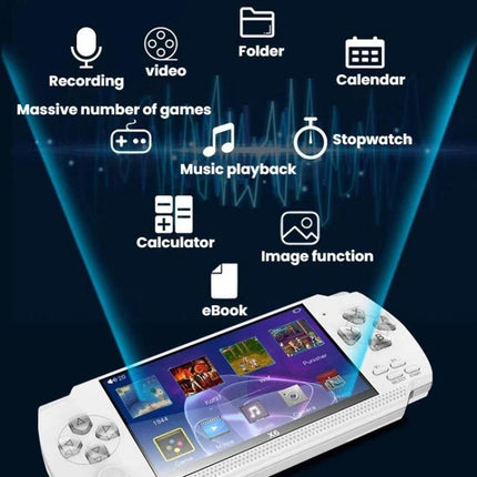 X6 Pocket Gaming Console 4.3 Inch HD Gaming Handheld