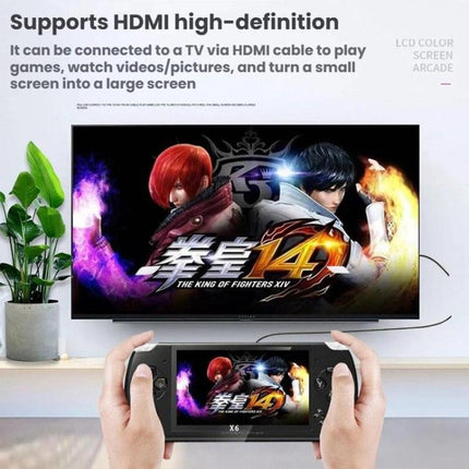 X6 Pocket Gaming Console 4.3 Inch HD Gaming Handheld
