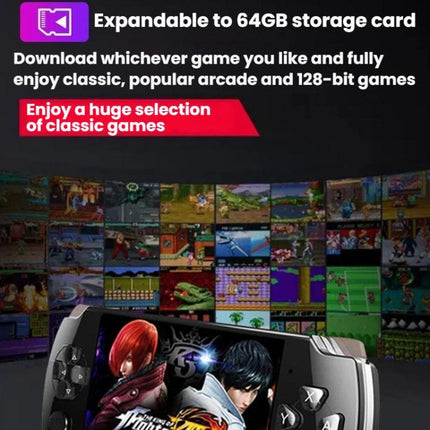 X6 Pocket Gaming Console 4.3 Inch HD Gaming Handheld