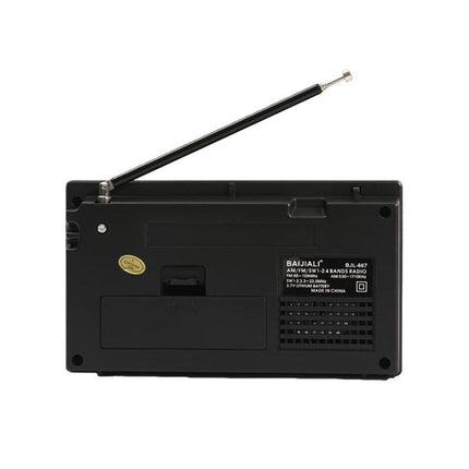 BAIJIALI BJL-667 FM AM SW Multi-Band Radio Portable Radio With Independent Knob, BAIJIALI BJL-667