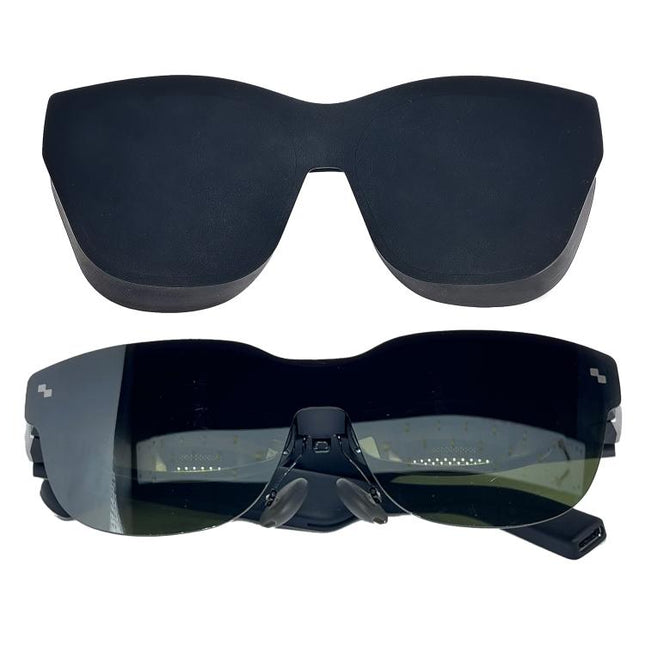 Universal Light Blocking Dust Cover for AI Smart Glasses Compatible with Xreal One / One Pro / Air 2 & RayNeo Air 3 / Air 2 / Air 3S, B