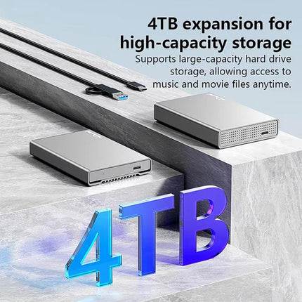 Blueendless U23QC 2.5 inch Mobile Hard Drive Enclosure USB3.0 Metal SATA Serial Port Laptop External Solid State SSD, 10mm, 15mm