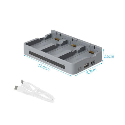 For DJI Neo 2 YX Triple Battery Charger Hub with PD 65W Fast Charging 3-Channel Power Management