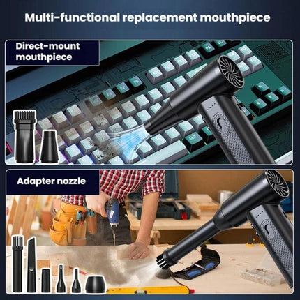 Computer Case Keyboard Dust Blower Car Home Dust Remover Powerful Cordless Mini Fan, 90G, 130G, 180G