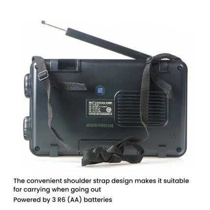 TECSUN R-305P Full-Band Radio Portable Retro Analog Dial DSP Radio, R-305P