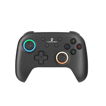 ANBERNIC RGP01 Multi-Platform Gaming Controller for PC/Switch/Steam With Hall Effect Joystick & Triggers, 3-Mode Connectivity, RGB, White, Black, Purple, With Receiver White, With Receiver Black, With Receiver Purple