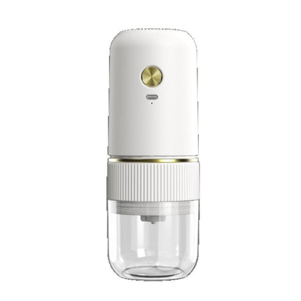 Electric Coffee Grinder Portable Ceramic Burr Mill with Adjustable Coarseness, Auto-Stop, USB Type-C Charging