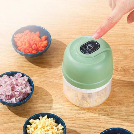 Wireless Electric Food Chopper Rechargeable Mini Food Processor for Garlic, Meat, Baby Food, 100ml 2-Blade White, 100ml 2-Blade Pink, 100ml 2-Blade Green, 250ml 3-Blade White, 250ml 3-Blade Pink, 250ml 3-Blade Green