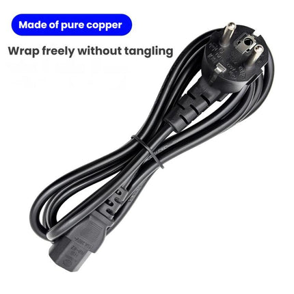 1.5m Pure Copper Power Cable 3 Pin 0.75 Square Computer Monitor Display Cable, 1.5m x 0.75