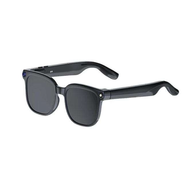 M02S Smart Glasses with 8MP HD Camera, 1080P Video, AI Voice Assistant, Recording, Translation, Transparent, Sunglasses, Photochromic, Transparent+Sunglasses, Transparent+Photochromic
