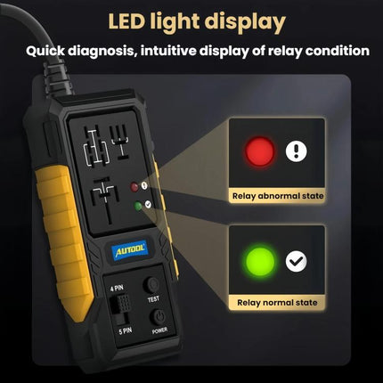 AUTOOL 12V Automotive Fault Relay Detector