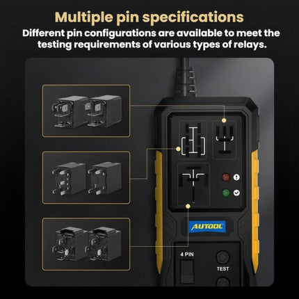 AUTOOL 12V Automotive Fault Relay Detector