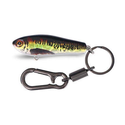 Fish-shaped Key Chain Keyring Alloy Lure Style Keyring, No. 1, No. 2, No. 3, No. 4, No. 5, No. 6