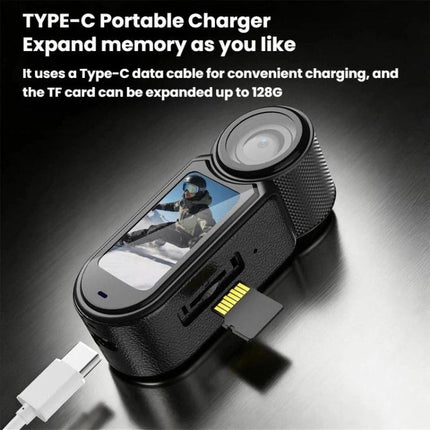 D03 HD Action Camera Neck-Worn Magnetic Mini Smart Thumb Camera