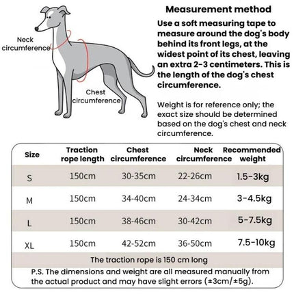 Reflective Pet Harness & Leash Set Escape-Proof Breathable Dog Vest Harness, S, M, L, XL