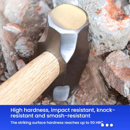 Mini Hammer with Solid Wood Handle Short Handle Small Mallet for Household, DIY, and Crafting Projects, Rubber Mallet, Fitter Hammer, Claw Hammer, Ball Peen Hammer, Octagonal Hammer
