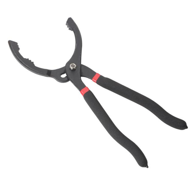Clamp-Style Oil Filter Wrench 3-Position Adjustable Tool for Automotive Oil Filter Removal and Installation, 10-inch, 12-inch