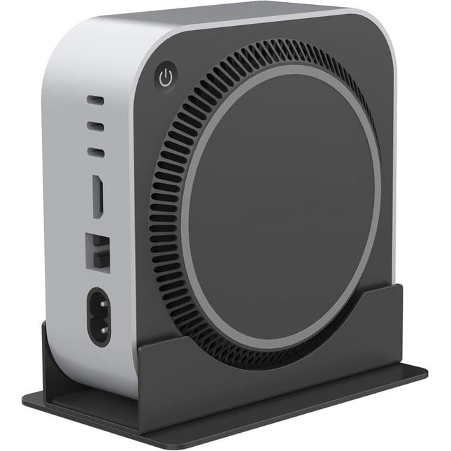 For Mac Mini M4 / M4 Pro Vertical Desktop Stand Metal Space Saving Holder, M4 / M4 Pro Metal