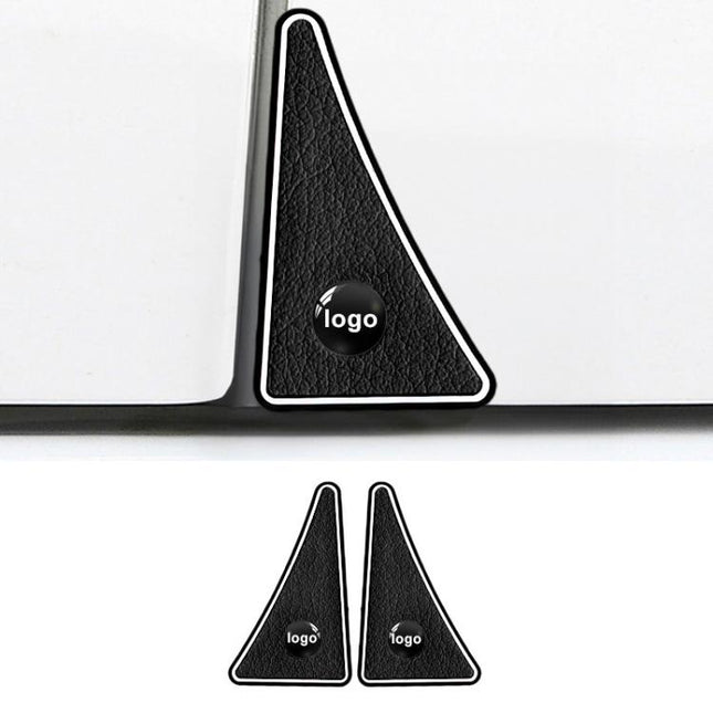 1pair Universal Car Door Corner Bumper Guards Anti-Scratch Decorative Stickers