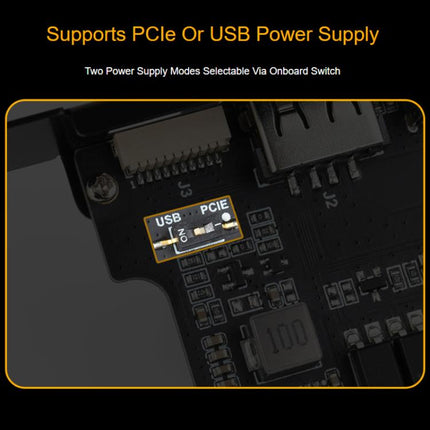 WAVESHARE Luckfox PicoKVM Expansion Board PCIe USB Interface Universal
