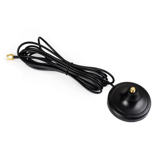 WAVESHARE SMA Antenna Suction Cup Magnetic Base 3-meter Coaxial Cable, Magnetic Base