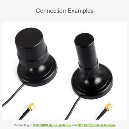 WAVESHARE SMA Antenna Suction Cup Magnetic Base 3-meter Coaxial Cable, Magnetic Base