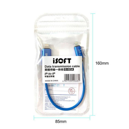 Phone Repair Data Transfer Combo Cable, ISOFT IS-003A 8 Pin To 8 Pin, ISOFT IS-003B 8 Pin To USB, ISOFT IS-003B 8 Pin To Type-C
