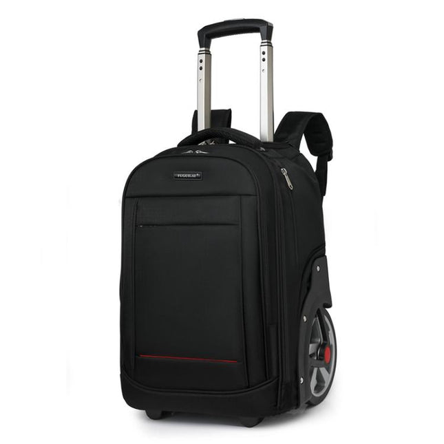 20 Inch Carry-On Trolley Backpack Large Capacity Waterproof Oxford Travel Duffle Bag With Wheels & TSA Lock