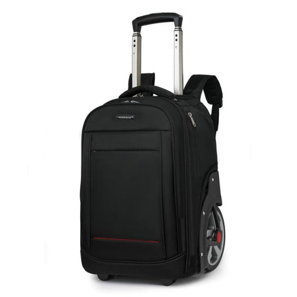 20 Inch Carry-On Trolley Backpack Large Capacity Waterproof Oxford Travel Duffle Bag With Wheels & TSA Lock