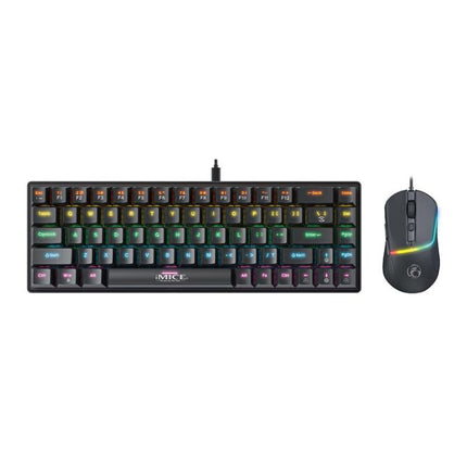 iMICE MK-X20 Adjustable RGB Lighting Wired Mechanical Gaming Keyboard Mouse
