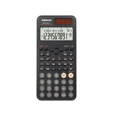 OSALO  OS-82ES PLUS II 240-Function Scientific Calculator Solar Powered with 10+2 Digit Display, OS-82ES PLUS II