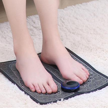 Smart Foot Massage Mat Pulsed Foot Massager, LCD Charging, LCD Charging With Remote Control
