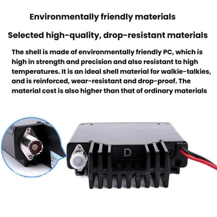 TYT TH-9000D 1-50km High Power Wireless Outdoor Vehicle Two-Way Radio