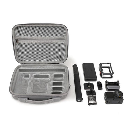 For DJI Osmo Action 6 BKANO Carrying Case Portable Shoulder Bag for Extension Rod, Battery Case, Cage and Accessories