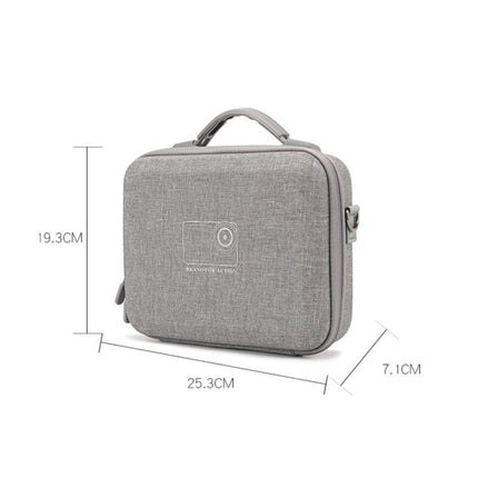 For DJI Osmo Action 6 BKANO Carrying Case Portable Shoulder Bag for Extension Rod, Battery Case, Cage and Accessories