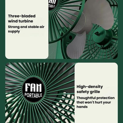 6 Inch Desktop Fan With 3 Speed Settings Summer Quiet Desktop Air Circulator Fan