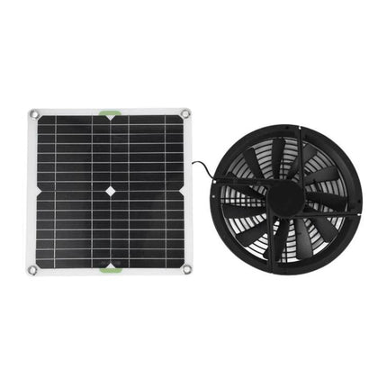 Single Crystal Solar Panel Fan For Greenhouses, Kitchens, Chicken Coops