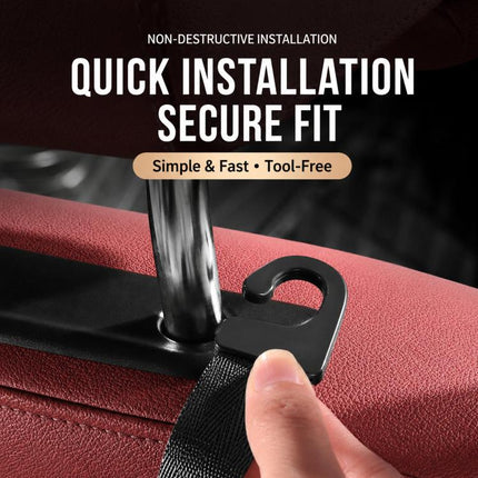 2pcs /Pack Car Headrest Hooks Car Seat Purse Hook Universal Car Organizer Backseat Hanger for Handbags, Coats, Grocery Bags, Car Headrest Hooks