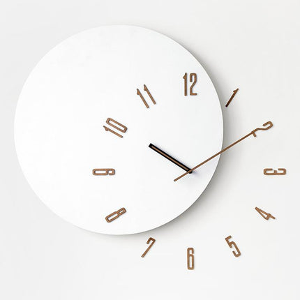wozoom Living Room Modern Minimalist Wood Silent Decorative Clock