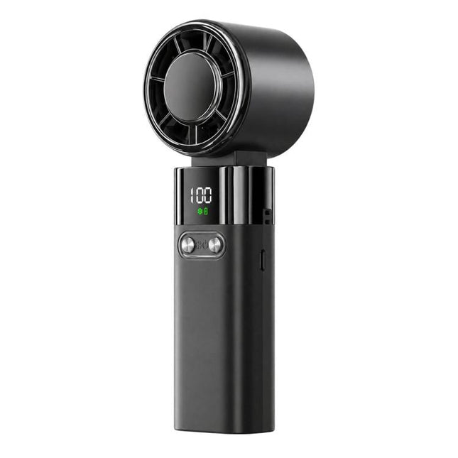 Y38 100-Speed Stepless Speed Regulation Handheld Ice Cooling Fan Portable Rechargeable Quiet Fan