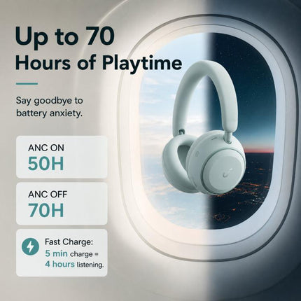 ANKER Soundcore D1402 Space 2 Wireless Over-Ear Noise Reduction Bluetooth Headphones