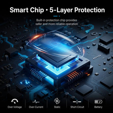 Semiconductor Ice Cooling Handheld Fan 5-Speed Turbo Mini Pocket Fan with Smart LED Power Display USB-C Rechargeable Small Personal Fan