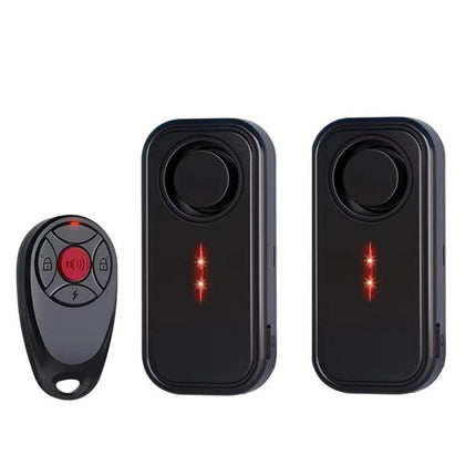 SF06R IP66 Waterproof Long-Distance Wireless Vehicle Vibration Anti-Theft Alarm, 1 Host + 1 Remote Control, 1 Host + 2 Remote Control, 2 Host + 1 Remote Control
