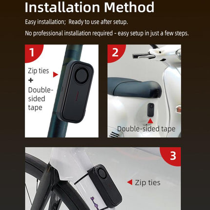 SF06R IP66 Waterproof Long-Distance Wireless Vehicle Vibration Anti-Theft Alarm, 1 Host + 1 Remote Control, 1 Host + 2 Remote Control, 2 Host + 1 Remote Control