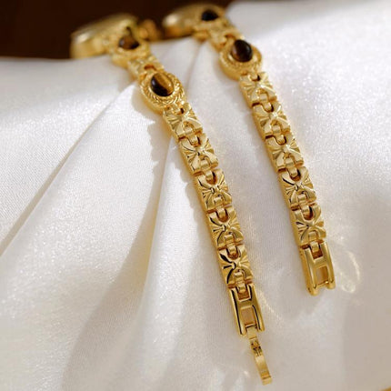 BS Bee Sister FA1859 Women Oval Bracelet Watch Vintage Analog Quartz Jewelry Dress Wristwatch