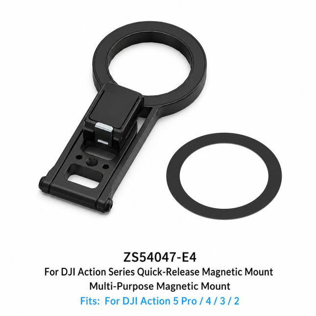 Magnetic Action Camera Mount Base, For GoPro & 2-Prong Cameras Ball Joint, For Insta360 GO 3/3S Quick Release, For GoPro 13 Quick Release, For DJI Action 5 Pro/4/3/2 Quick Release, For 1/4inch Screw Hole Camera, For 17mm Ball Joint Accessories         ...