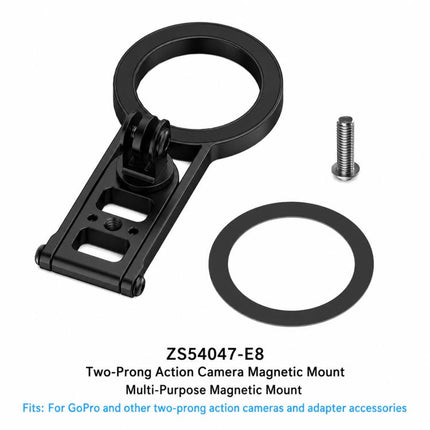 Magnetic Action Camera Mount Base, For GoPro & 2-Prong Cameras Ball Joint, For Insta360 GO 3/3S Quick Release, For GoPro 13 Quick Release, For DJI Action 5 Pro/4/3/2 Quick Release, For 1/4inch Screw Hole Camera, For 17mm Ball Joint Accessories         ...