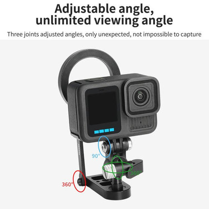 Magnetic Action Camera Mount Base, For GoPro & 2-Prong Cameras Ball Joint, For Insta360 GO 3/3S Quick Release, For GoPro 13 Quick Release, For DJI Action 5 Pro/4/3/2 Quick Release, For 1/4inch Screw Hole Camera, For 17mm Ball Joint Accessories         ...