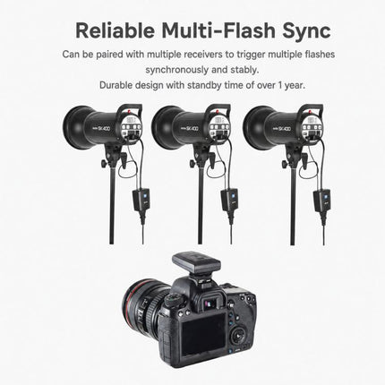 Godox AT-16 Wireless Trigger 16-Channel Flash Receiver Universal Camera Trigger, Transmitter, Receiver, Transmitter+Receiver, Transmitter+2 Receiver, Transmitter+3 Receiver