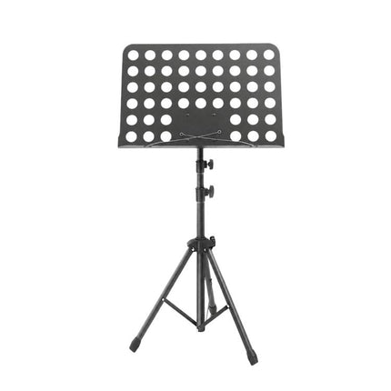Portable Foldable Universal Music Stand Height Adjustable Sheet Music Rack For Rehearsal & Performance, Stand + Folder + Storage Bag